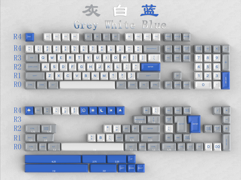 Keycaps Set Sa Profile Abs - 173 مفتاحًا/مجموعة Daye GMK True Olivetti