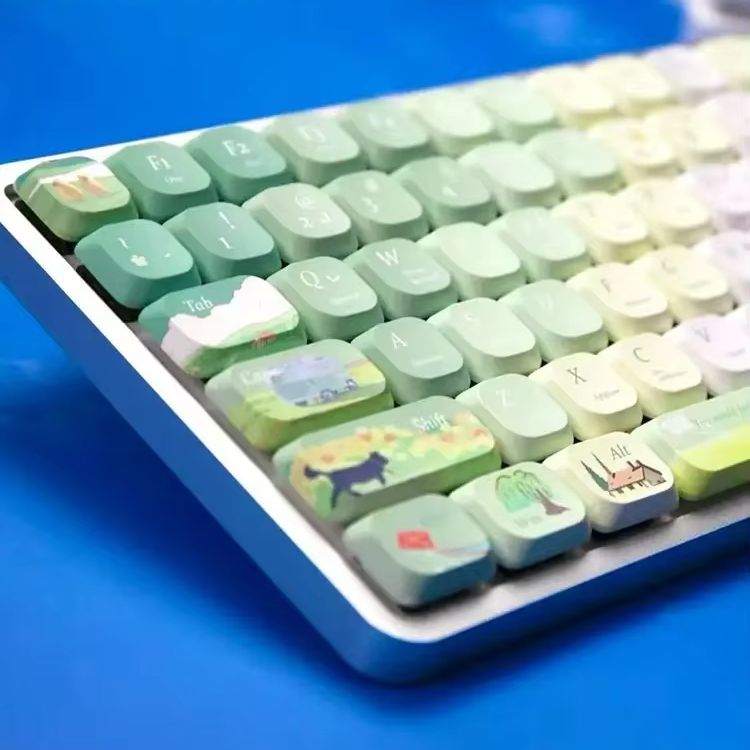 Keycaps Low Profile Choc - أغطية مفاتيح منخفضة المستوى 120 مفتاحًا