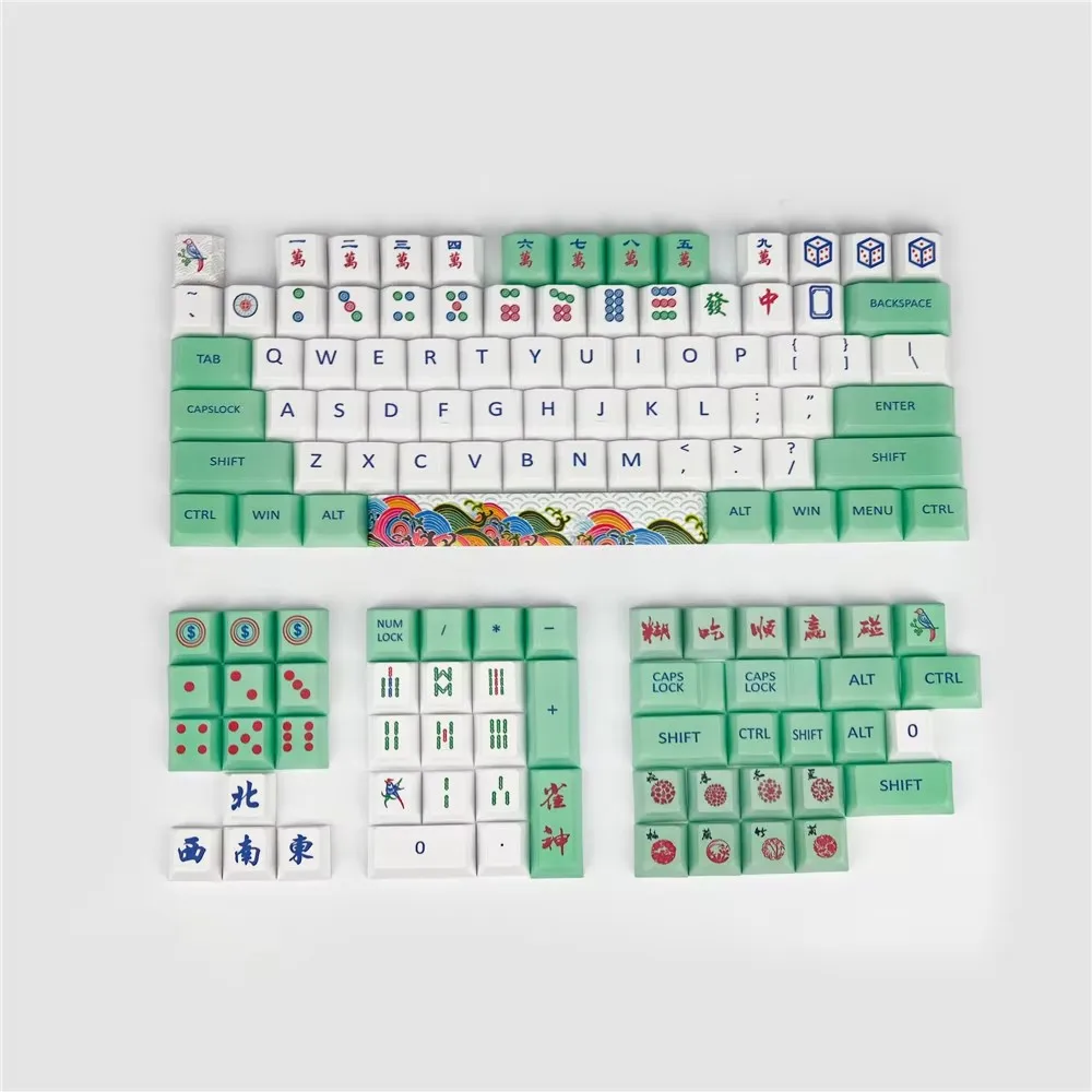 Keycaps Xda Profile Pbt Dye Sub - مجموعة واحدة من أغطية مفاتيح 