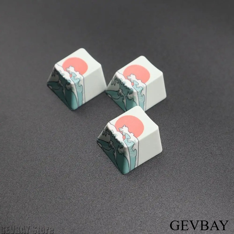 Keycaps Spacebar 6.25U Custom - قطعتان من أغطية المفاتيح PBT بتصميم