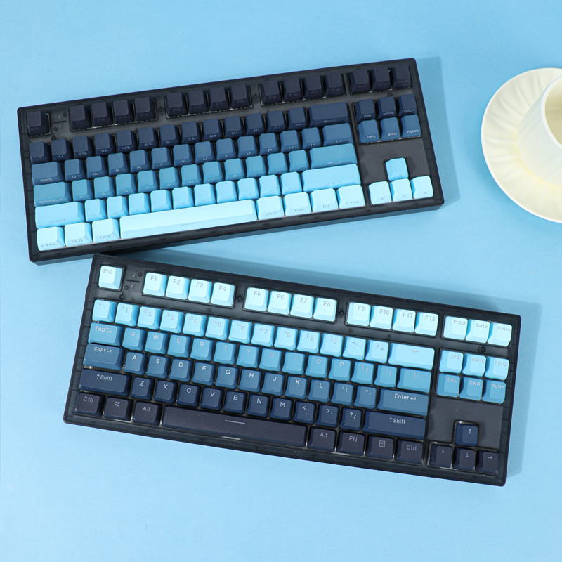 Keycaps Pbt Double Shot 104 Keys - أغطية مفاتيح متدرجة لملح البحر PBT