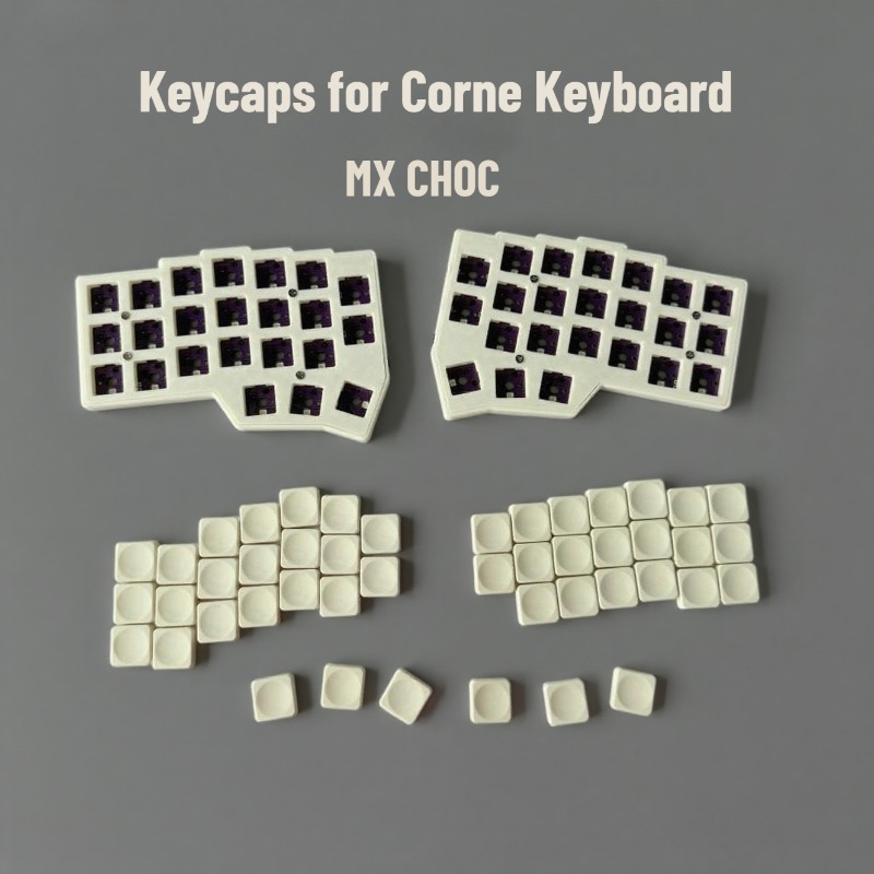 Keycaps Low Profile Choc - أغطية مفاتيح للوحة المفاتيح Corne Kailh