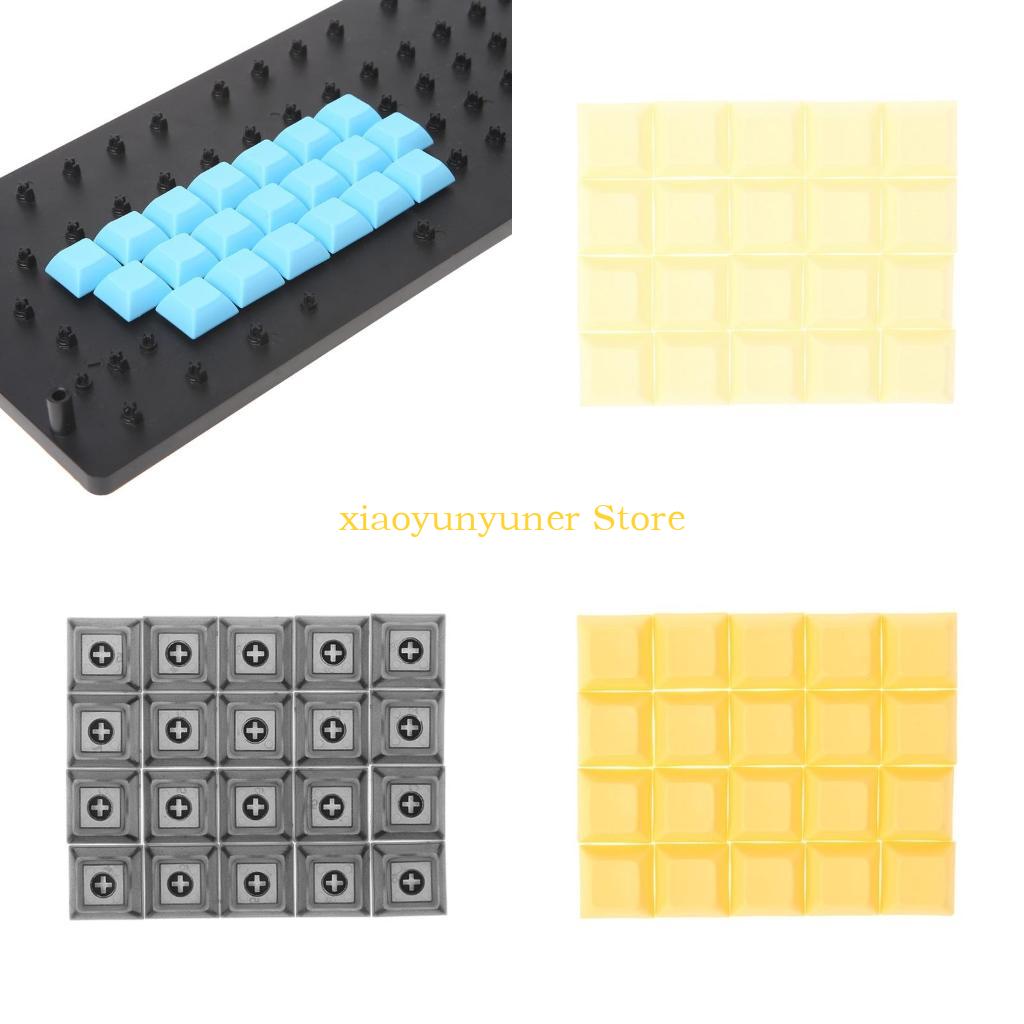 Keycaps Blank Pbt 1U - P9JB 20 قطعة لغطاء المفتاح الإبداعي