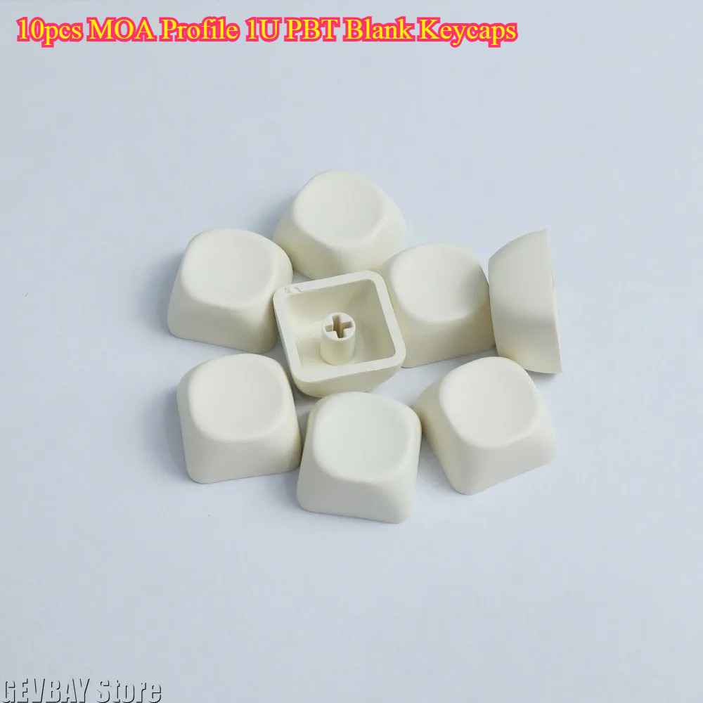 Keycaps Blank Pbt 1U - 10 قطع من أغطية المفاتيح الفارغة