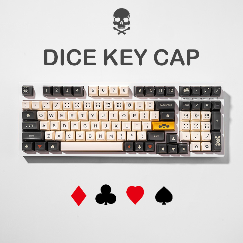 Keycaps Set Sa Profile Abs - 1 مجموعة النرد موضوع كيكابس سا