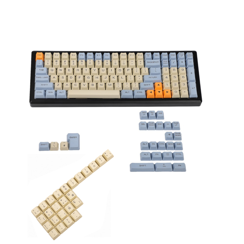 Keycaps Oem Profile 87 Keys - YMDK محفور بالليزر المملكة المتحدة الإيطالية