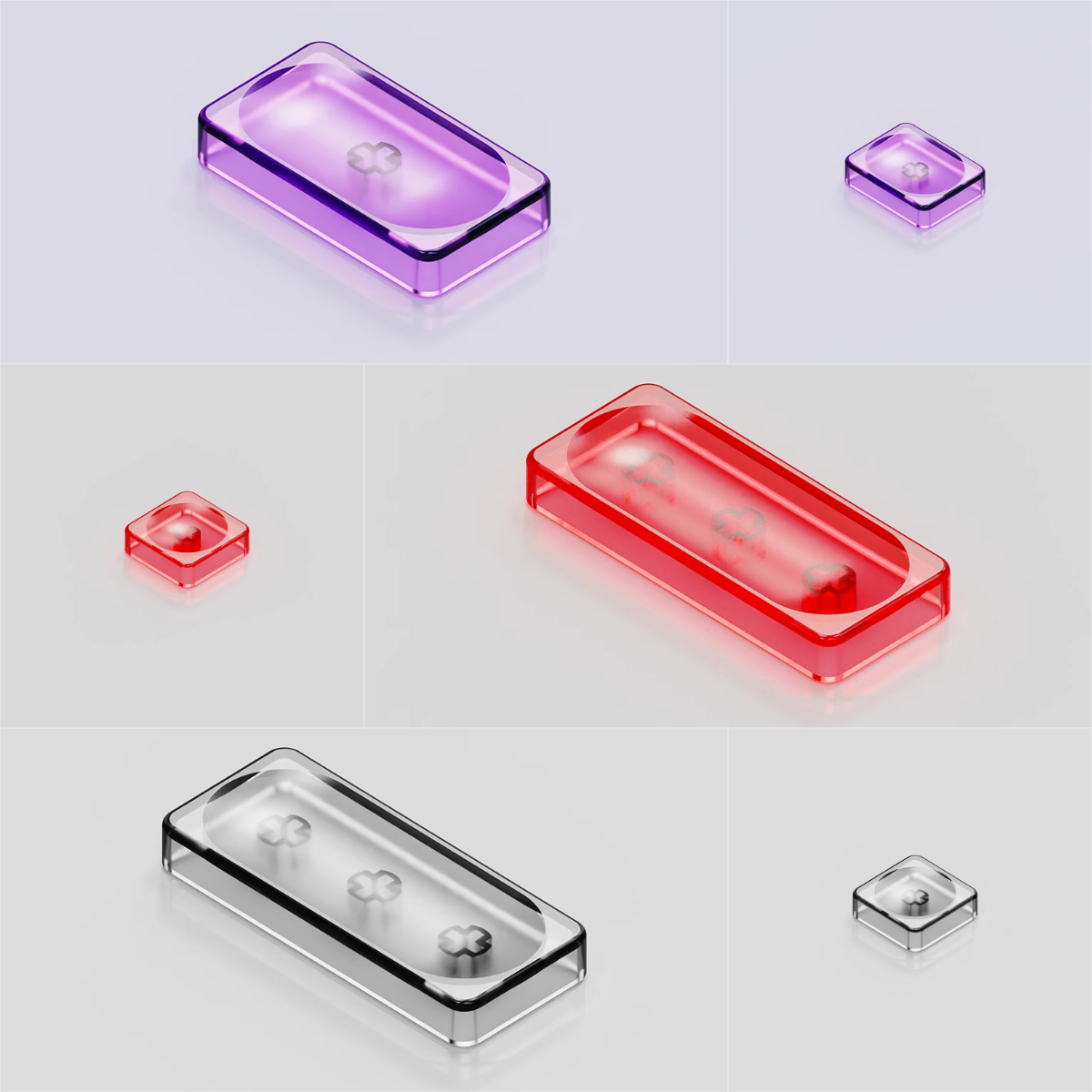 Keycaps Low Profile Choc - LCK الانظار Keycap 1U/1.25U/1.5U/1.25U/2U لا نحت