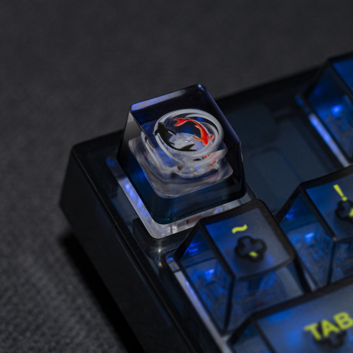 Keycaps Artisan Resin Handmade - 1 قطعة غطاء مفتاح ميكانيكي مصنوع