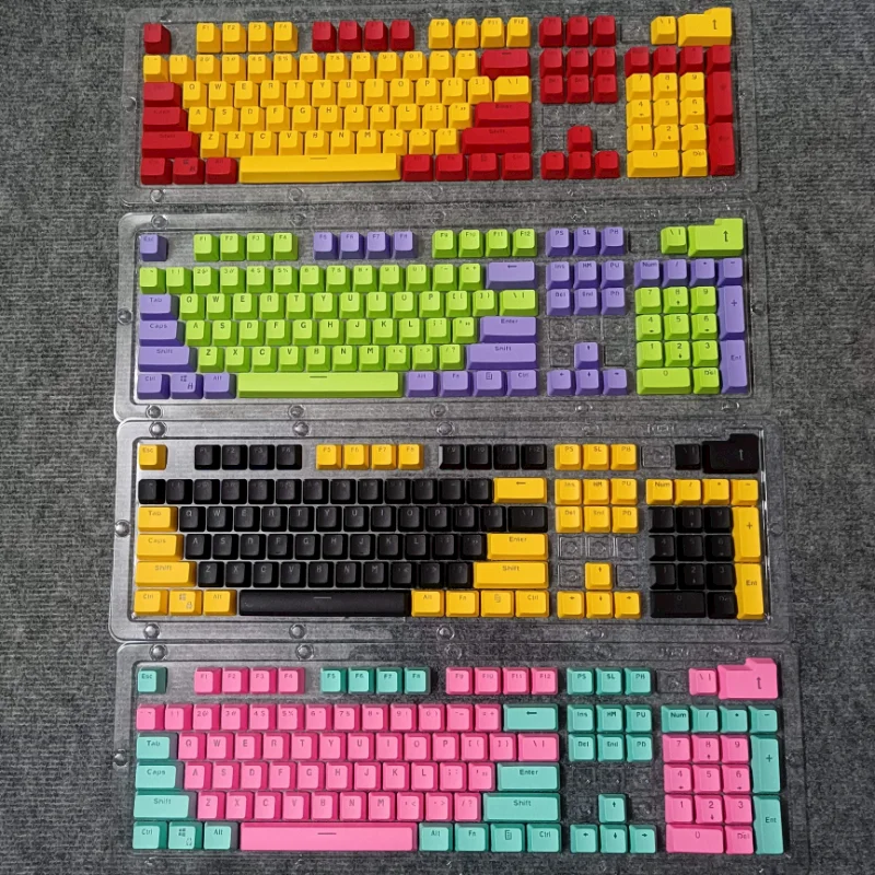 Keycaps Pbt Double Shot 104 Keys - أغطية مفاتيح جيدة Pbt Oem 61/87/104