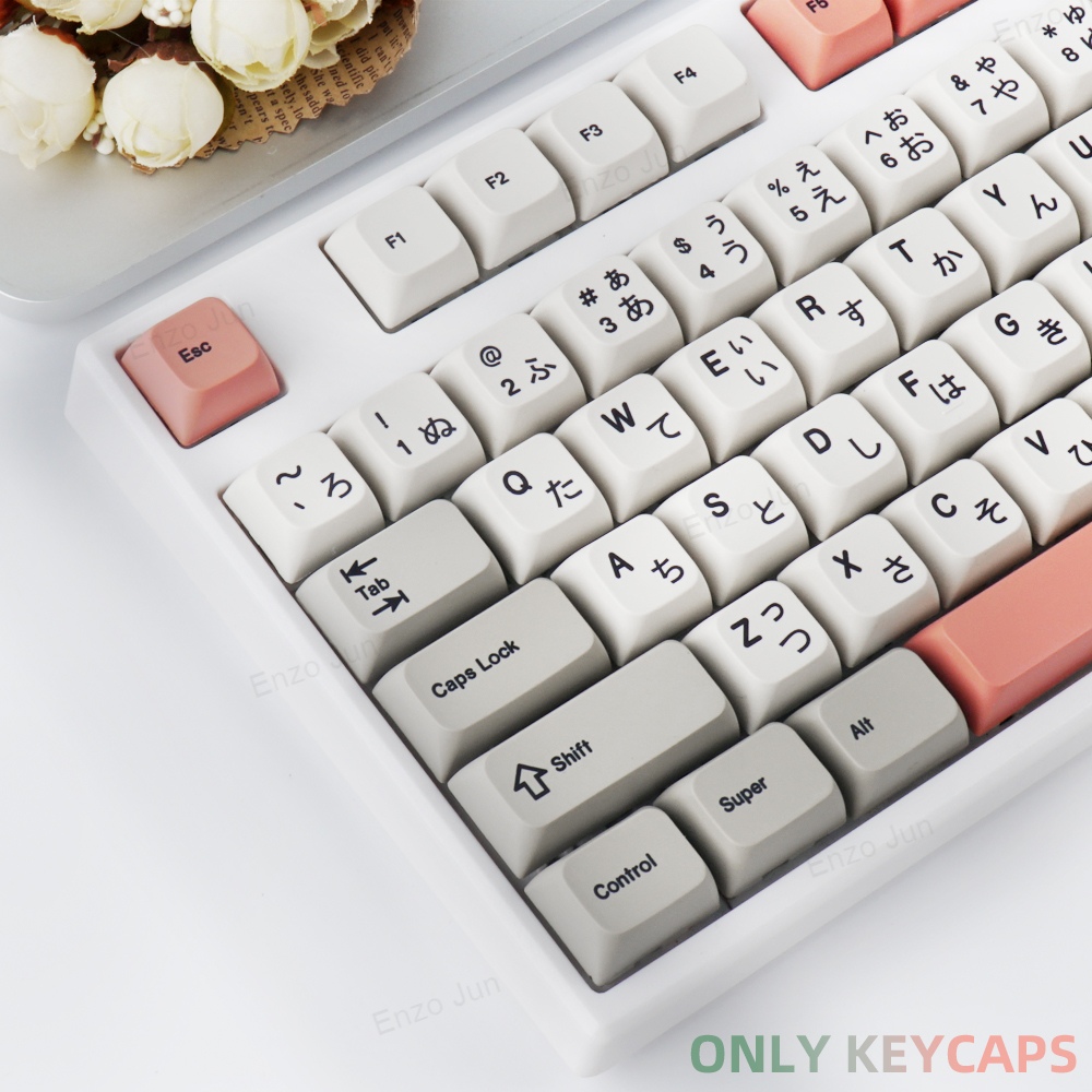 Keycaps Xda Profile Pbt Dye Sub - 138 مفتاحًا 9009 ريترو إنجليزي ياباني