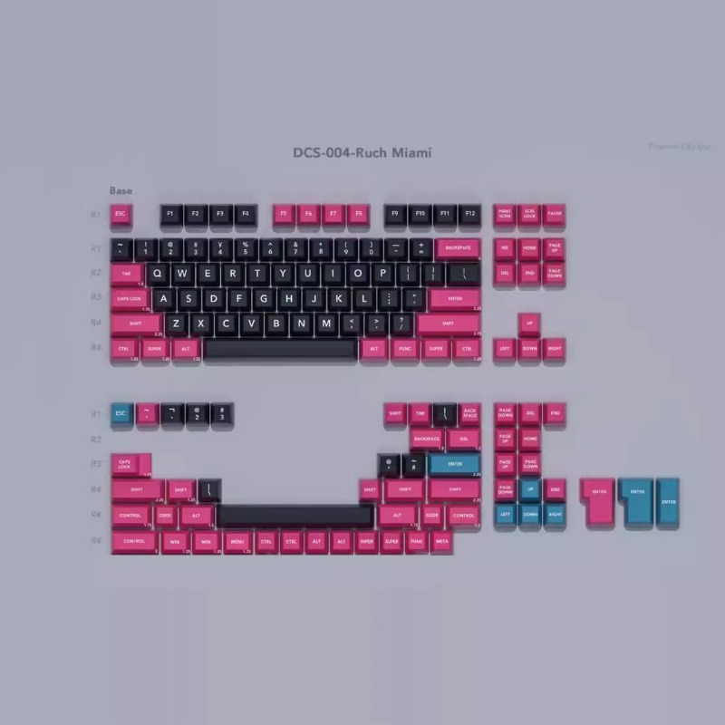 Keycaps Set Sa Profile Abs - مجموعة غطاء مفتاح موضوع دوميكي ميامي,
