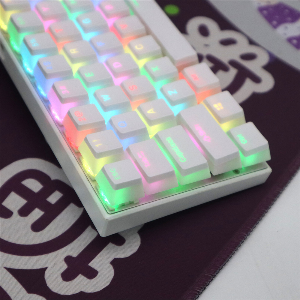 104 مفاتيح بودنغ أغطية المفاتي - مراجعة Keycaps Pbt Double Shot 104 Keys وسعره