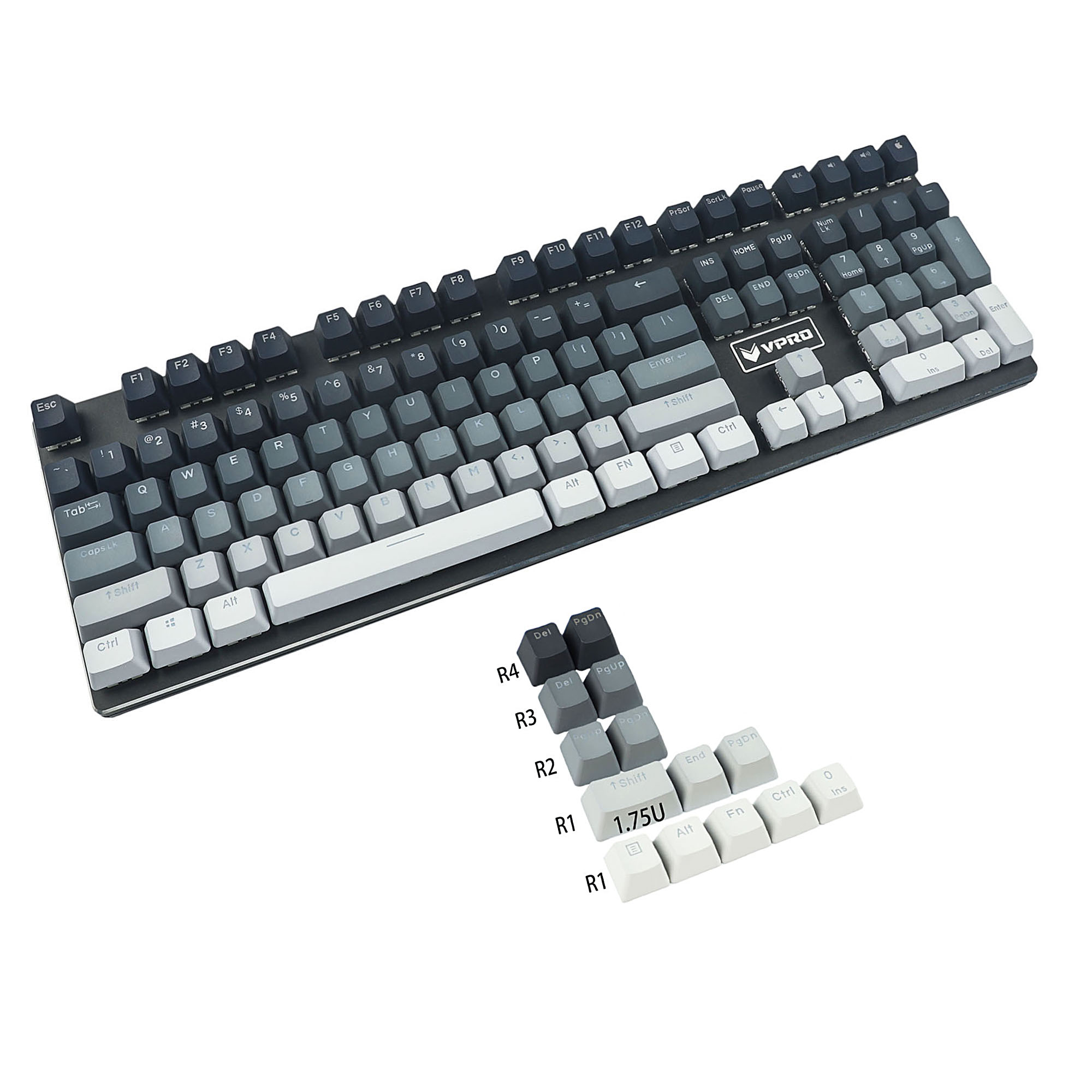 أغطية مفاتيح بإضاءة خلفية قطبي - مراجعة Keycaps Oem Profile 87 Keys وسعره