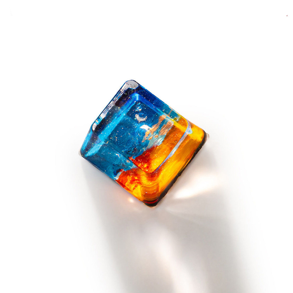 شخصية الراتنج ليلة مليئة بالنج - مراجعة Keycaps Artisan Resin Handmade وسعره