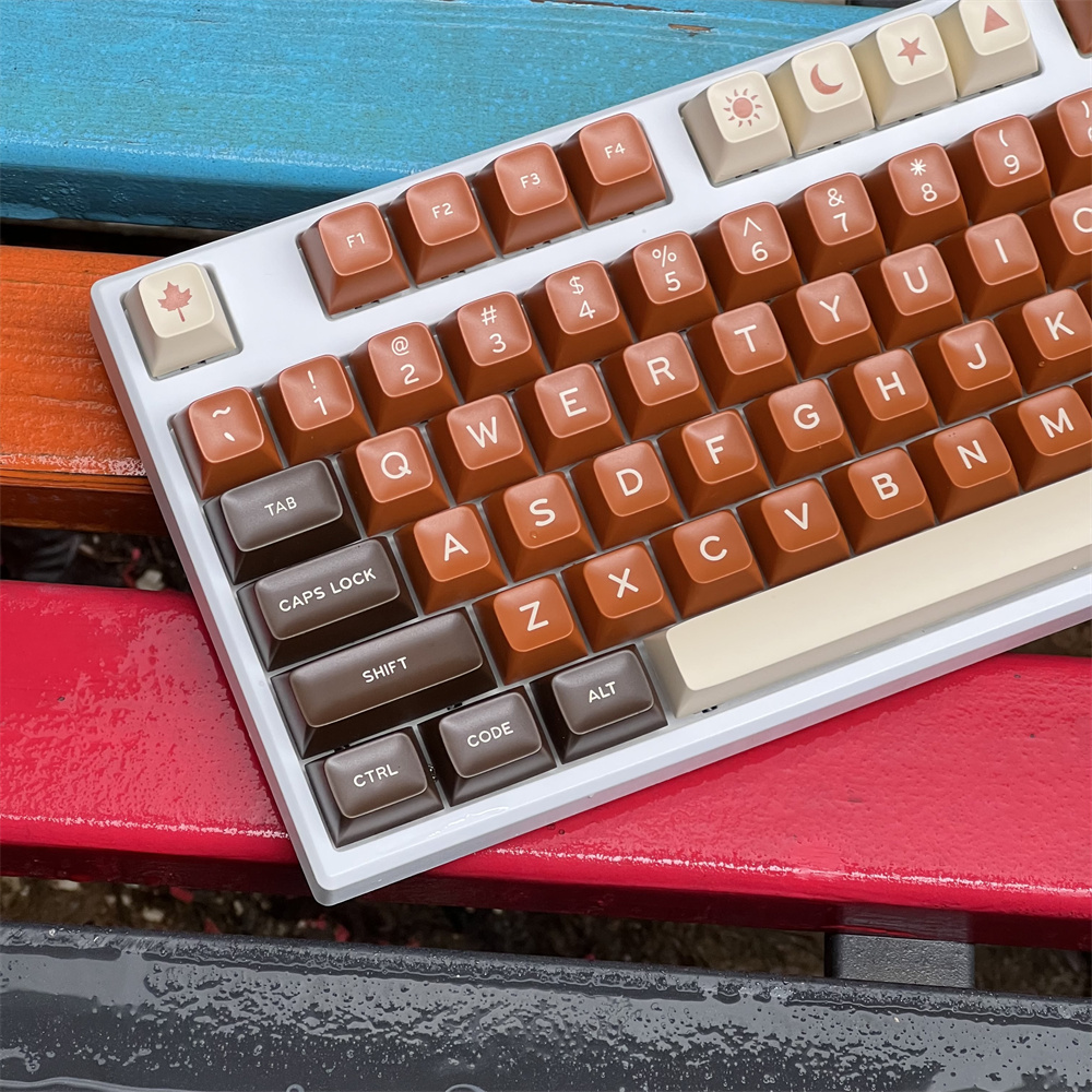 مجموعة أغطية مفاتيح القهوة الغ - مراجعة Keycaps Set Sa Profile Abs وسعره