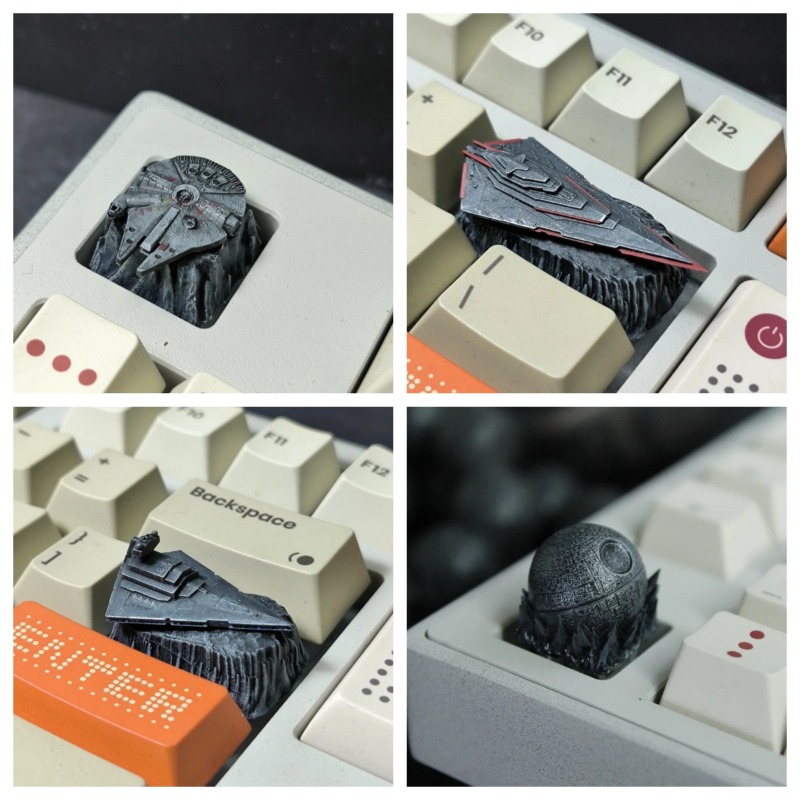 غطاء مفتاح ميكانيكي للوحة مفات - مراجعة Keycaps Artisan Resin Handmade وسعره