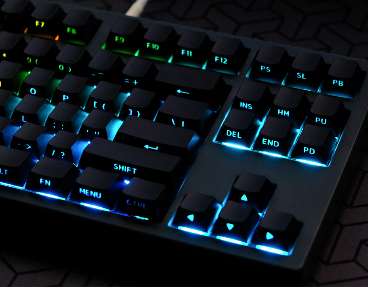 130 مفتاحًا أغطية مفاتيح بإضاء - مراجعة Keycaps Oem Profile 87 Keys وسعره
