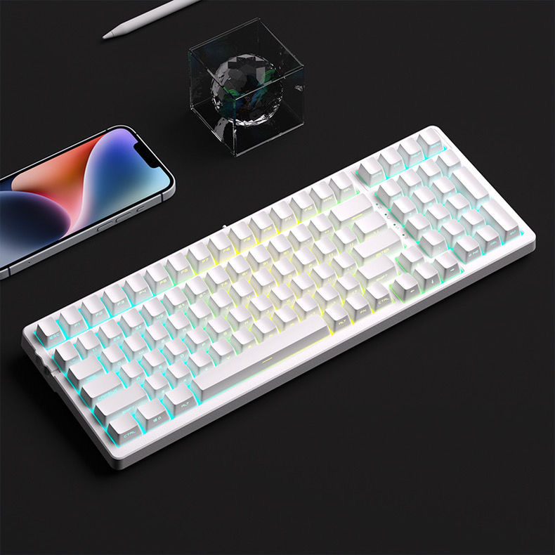 أغطية مفاتيح 131 بإضاءة خلفية  - مراجعة Keycaps Oem Profile 87 Keys وسعره