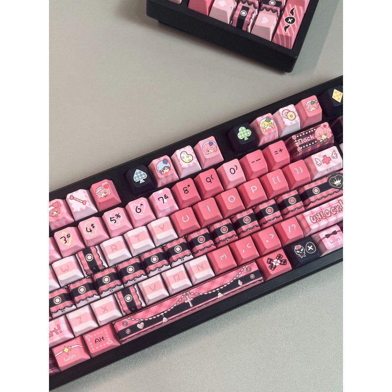 مجموعة أغطية مفاتيح أنيمي شوغو - مراجعة Keycaps Cherry Profile Pbt وسعره