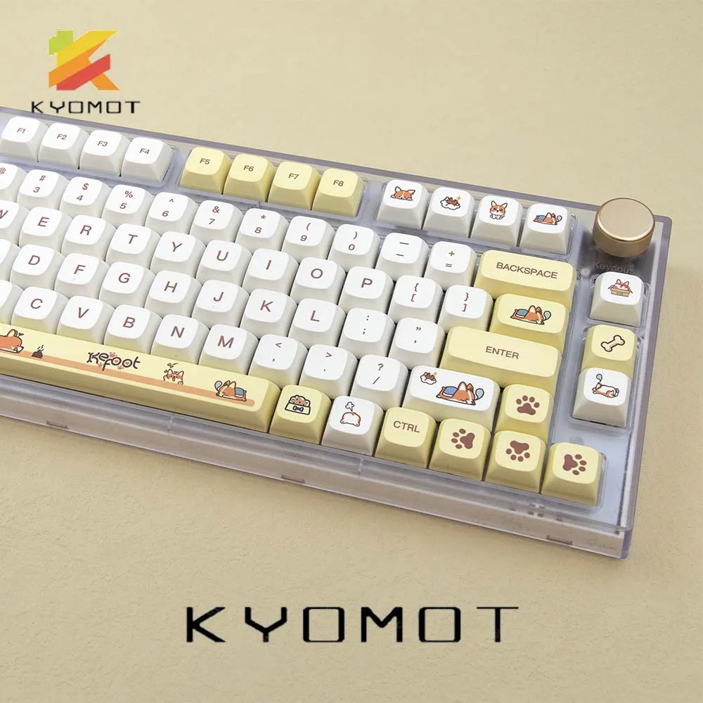 جديد لطيف فصيل كورجي الكلب كيك - مراجعة Keycaps Xda Profile Pbt Dye Sub وسعره