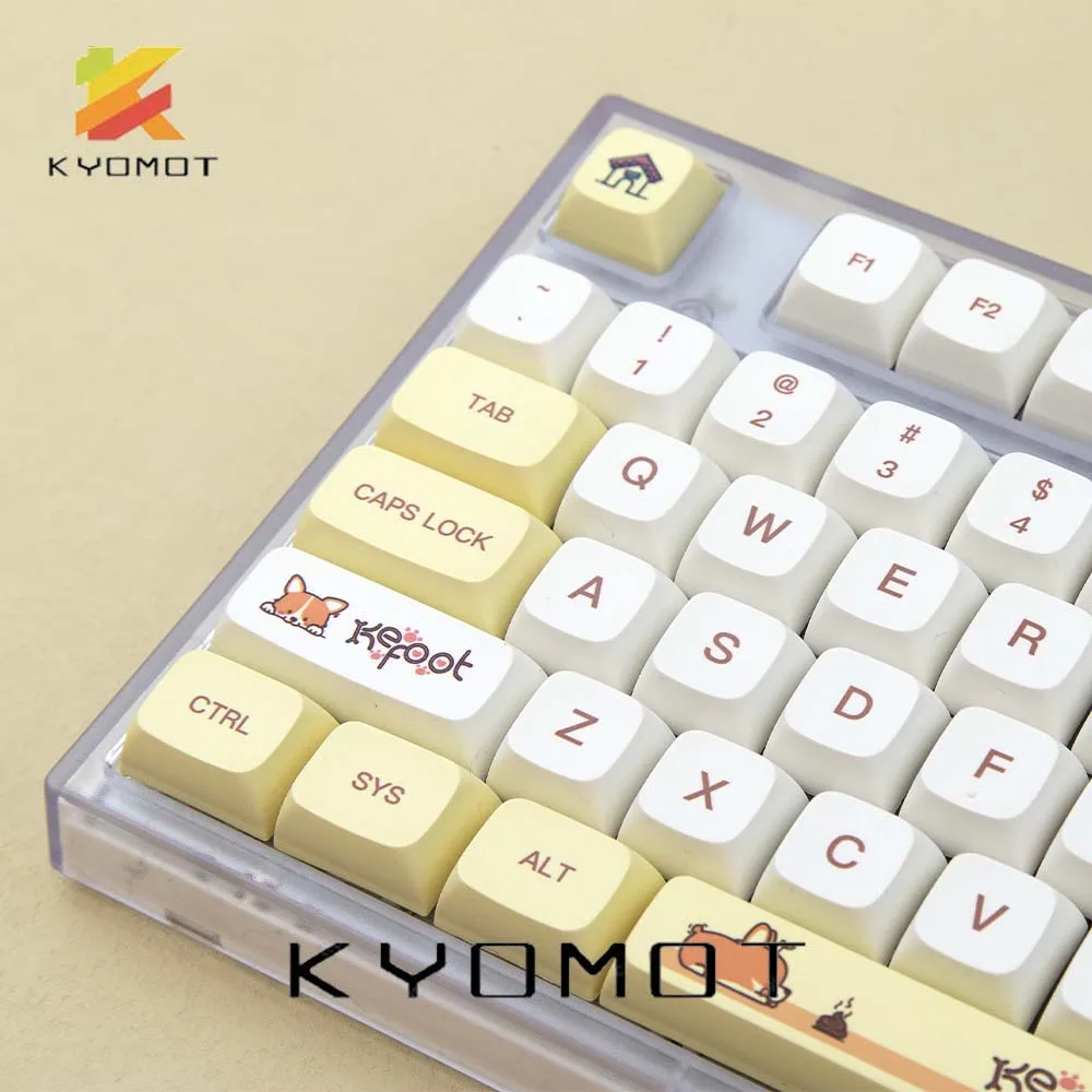 جديد لطيف فصيل كورجي الكلب كيك - مراجعة Keycaps Xda Profile Pbt Dye Sub وسعره