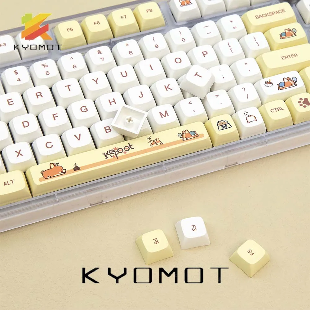 جديد لطيف فصيل كورجي الكلب كيك - مراجعة Keycaps Xda Profile Pbt Dye Sub وسعره