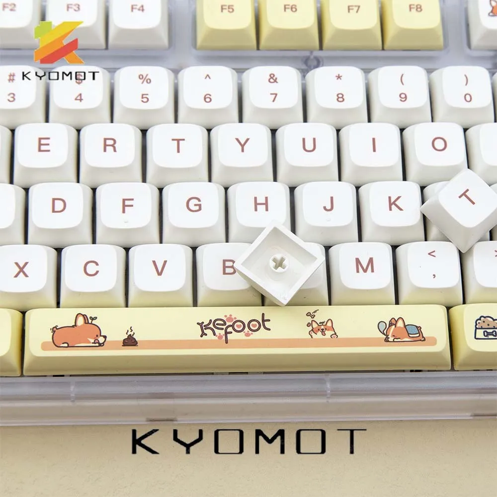 جديد لطيف فصيل كورجي الكلب كيك - مراجعة Keycaps Xda Profile Pbt Dye Sub وسعره