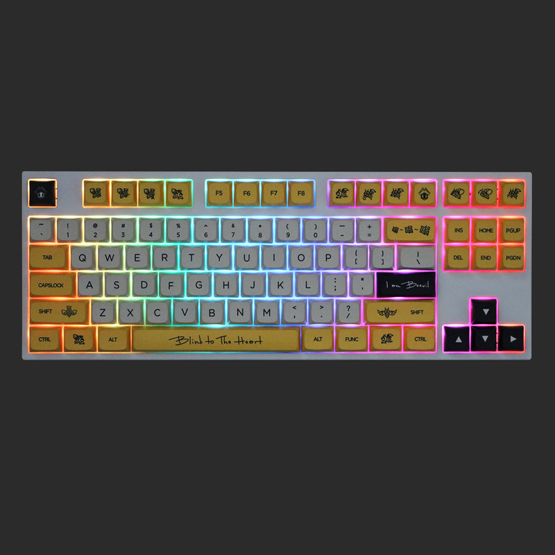 140 مفتاح/مجموعة الملاك أو الش - مراجعة Keycaps Xda Profile Pbt Dye Sub وسعره