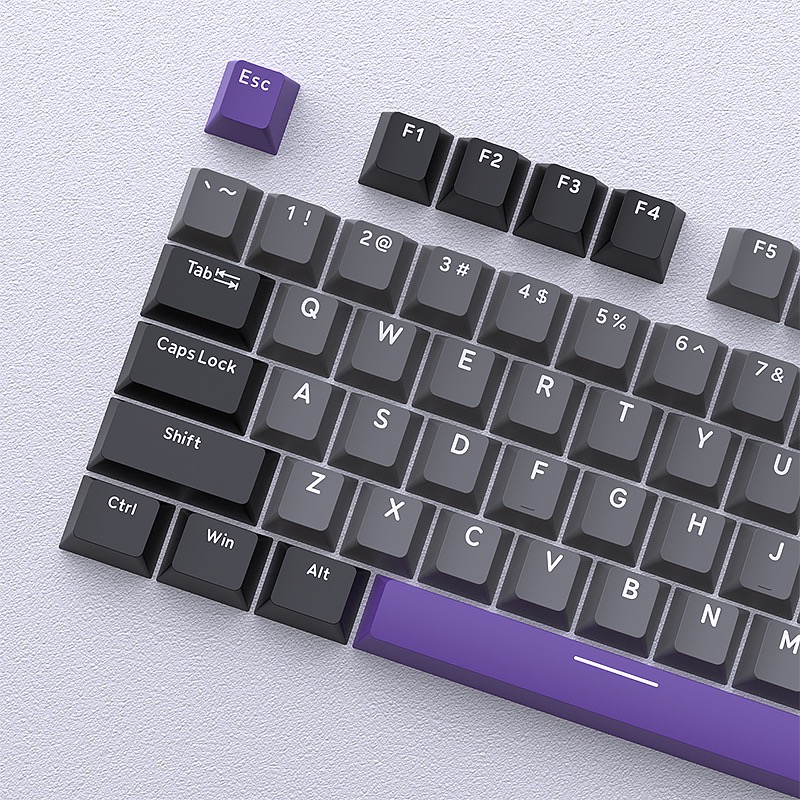 126 مفتاحًا من نوع Warrior بال - مراجعة Keycaps Pbt Double Shot 104 Keys وسعره