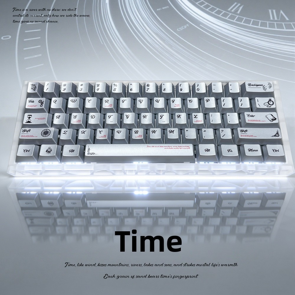 أغطية مفاتيح PBT معدنية اللون  - مراجعة Keycaps Oem Profile 87 Keys وسعره