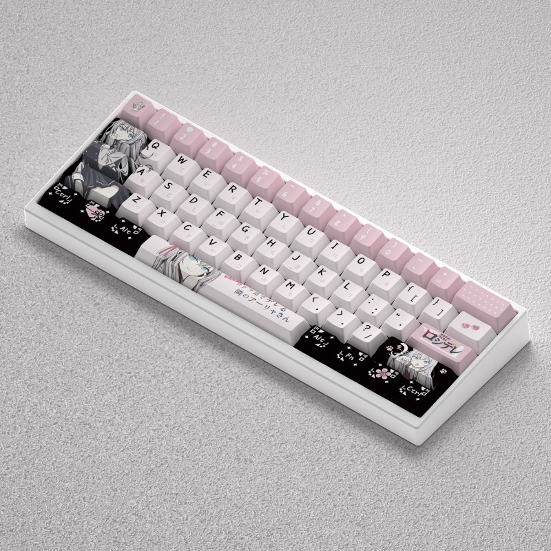 أغطية مفاتيح أنمي أليا من مادة - مراجعة Keycaps Oem Profile 87 Keys وسعره