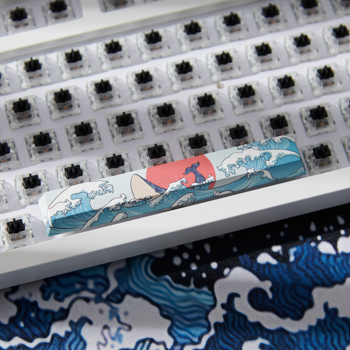 4 قطع من أغطية المفاتيح بتصميم - مراجعة Keycaps Spacebar 6.25U Custom وسعره