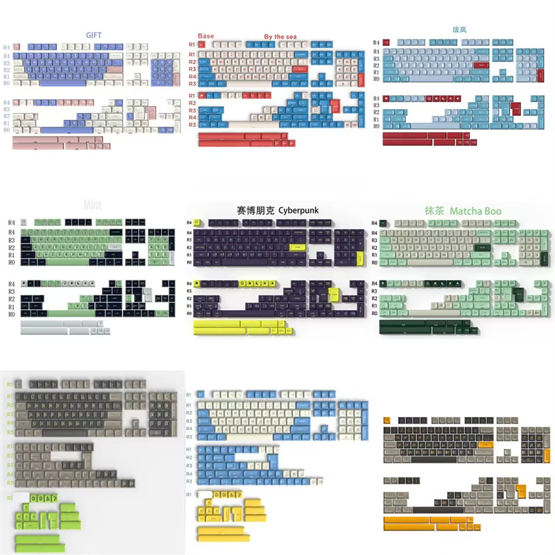 GMK 172 مفاتيح مجموعة كاملة AB - مراجعة Keycaps Set Sa Profile Abs وسعره