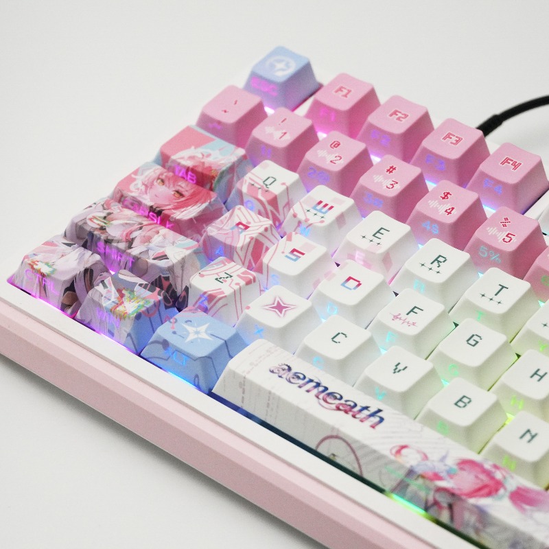 مجموعة أغطية مفاتيح Aemeath مك - مراجعة Keycaps Cherry Profile Pbt وسعره