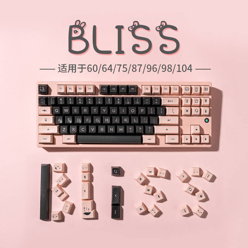 1 مجموعة MeetKey النعيم كيكابس - مراجعة Keycaps Set Sa Profile Abs وسعره