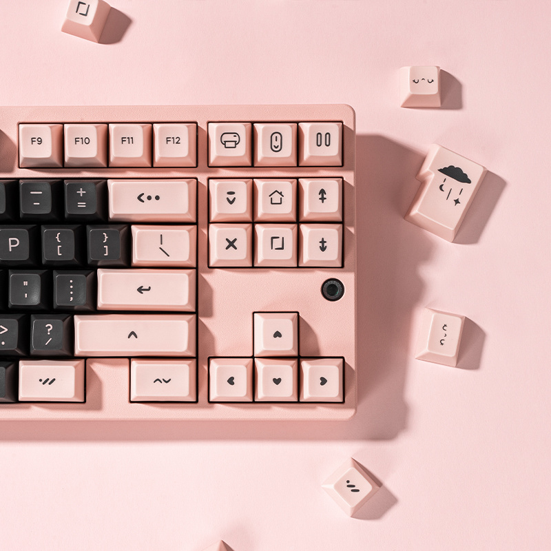 1 مجموعة MeetKey النعيم كيكابس - مراجعة Keycaps Set Sa Profile Abs وسعره
