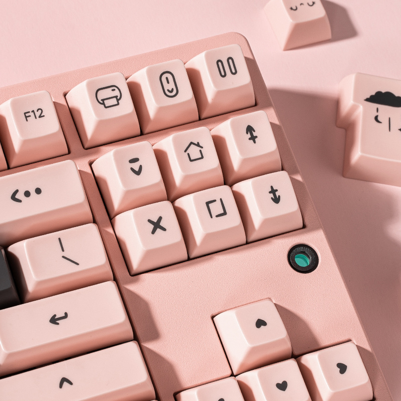 1 مجموعة MeetKey النعيم كيكابس - مراجعة Keycaps Set Sa Profile Abs وسعره