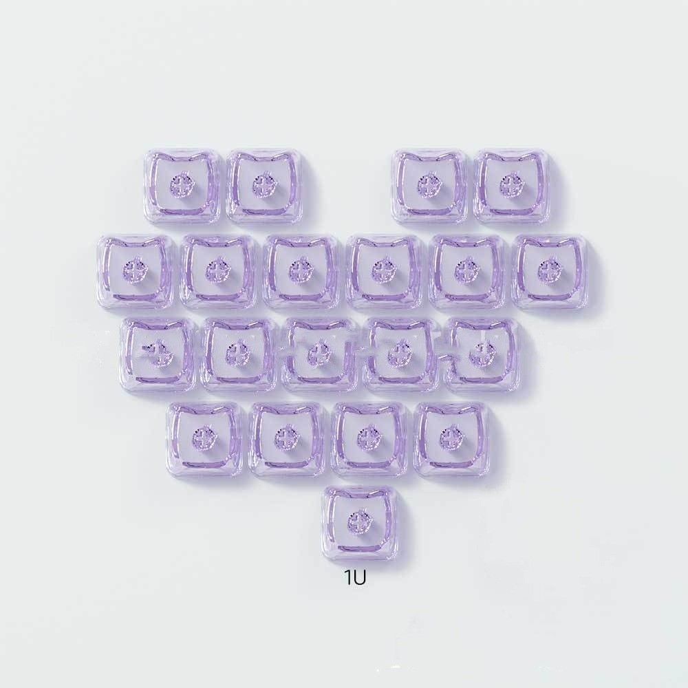 10 قطع جديدة من أغطية المفاتيح - مراجعة Keycaps Blank Pbt 1U وسعره