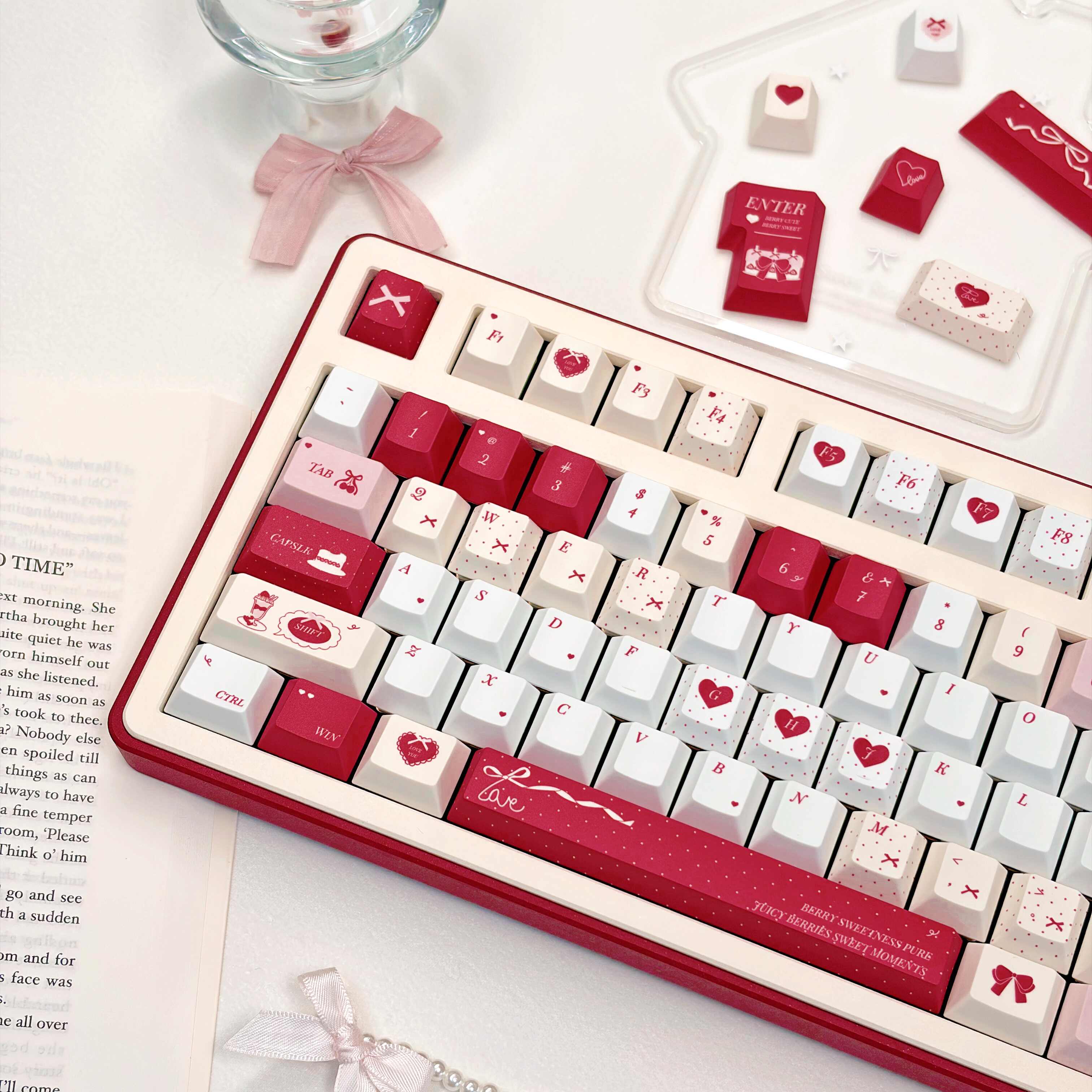 مجموعة أغطية مفاتيح PBT جديدة  - مراجعة Keycaps Cherry Profile Pbt وسعره