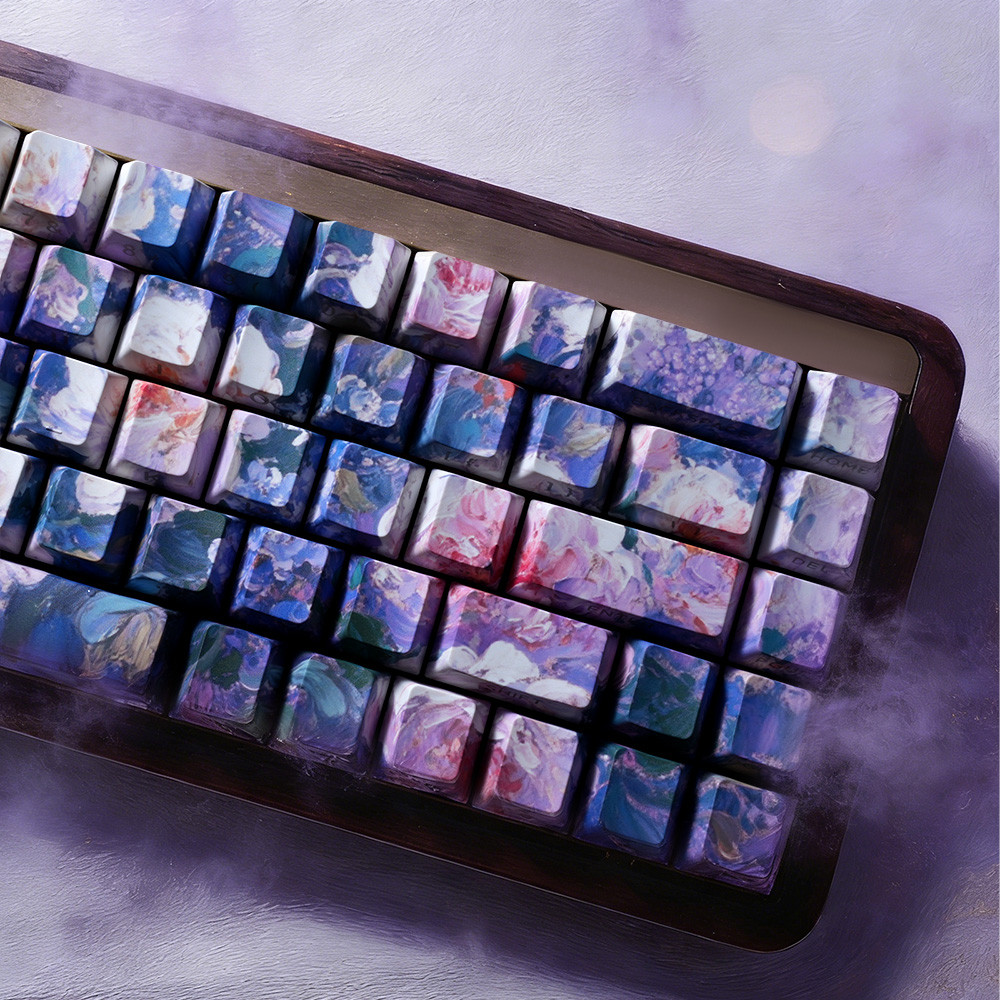 غطاء مفاتيح شفاف مطبوع على الج - مراجعة Keycaps Cherry Profile Pbt وسعره