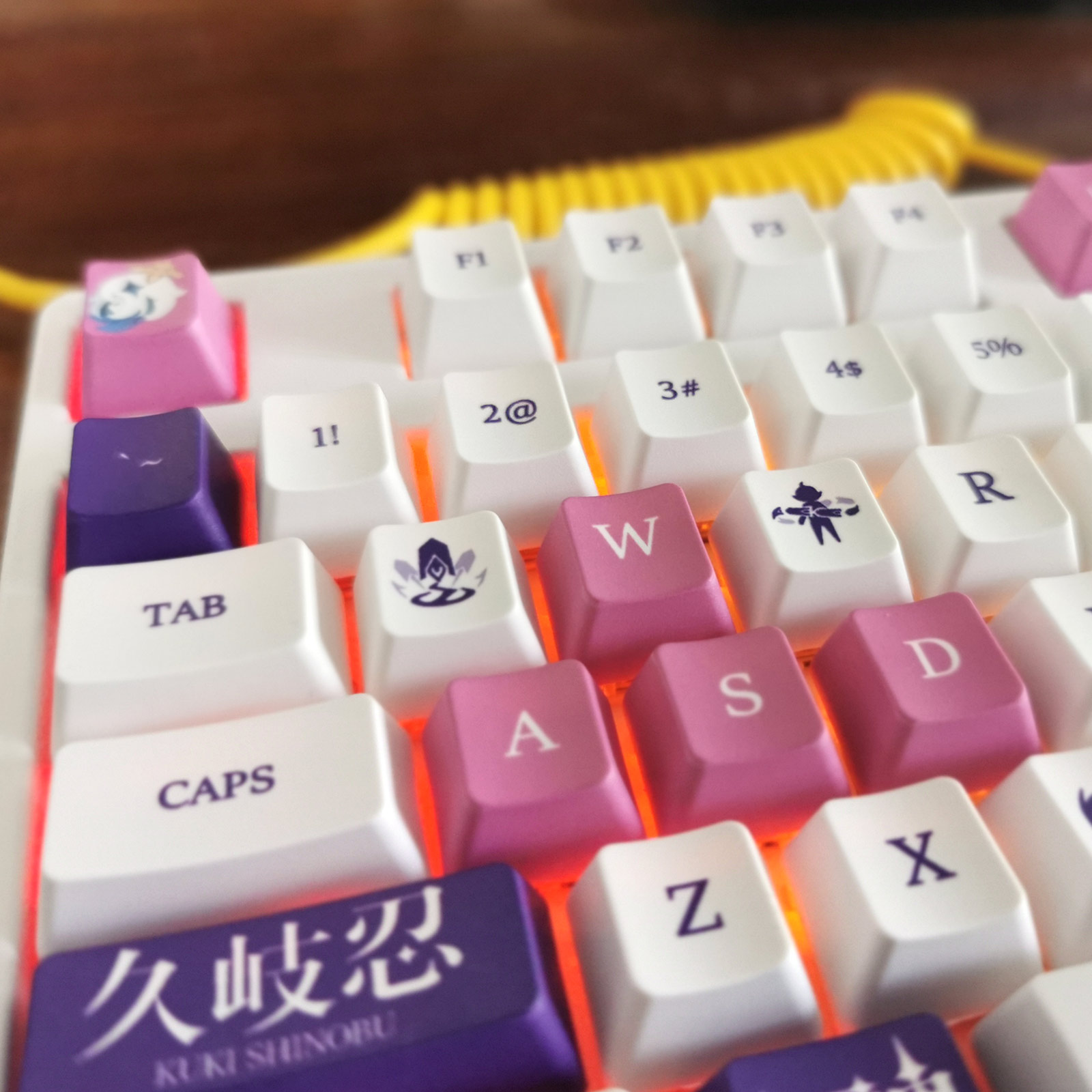مجموعة أغطية مفاتيح مادة Gensh - مراجعة Keycaps Oem Profile 87 Keys وسعره