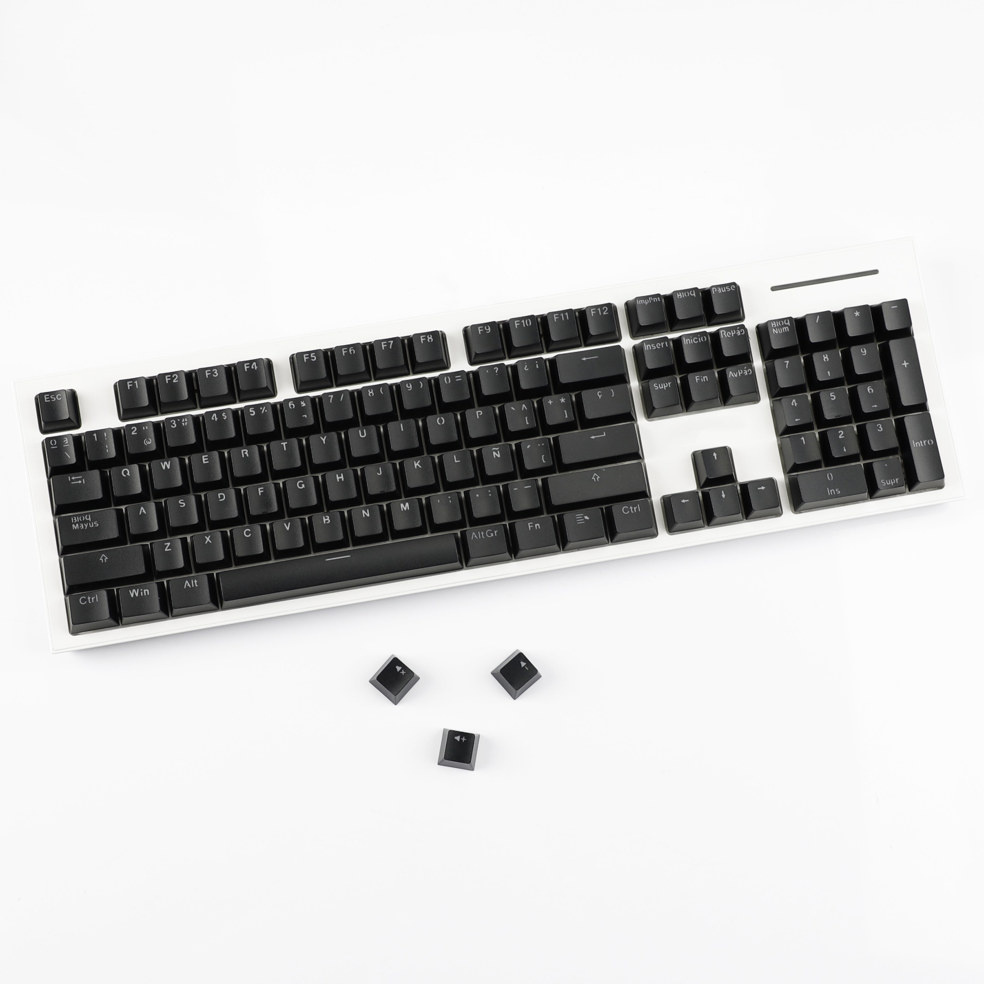 132 مفتاحًا بإضاءة خلفية إسبان - مراجعة Keycaps Oem Profile 87 Keys وسعره