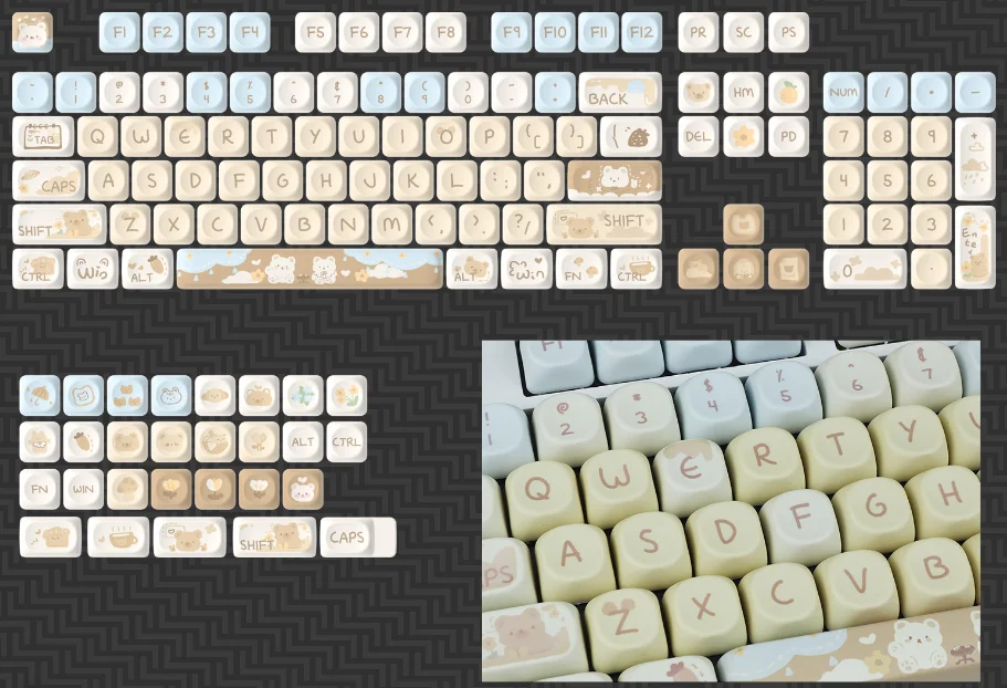 【وصول جديد】غطاء مفاتيح XDA Pro - مراجعة Keycaps Xda Profile Pbt Dye Sub وسعره