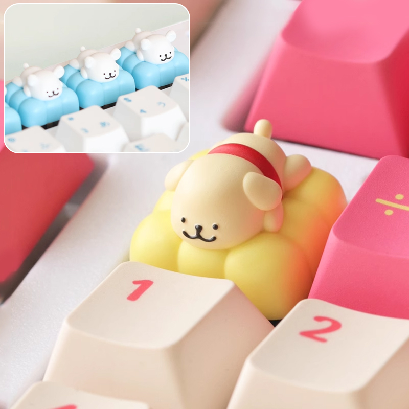 الراتنج الحرفي Keycap خط الكلب - مراجعة Keycaps Artisan Resin Handmade وسعره