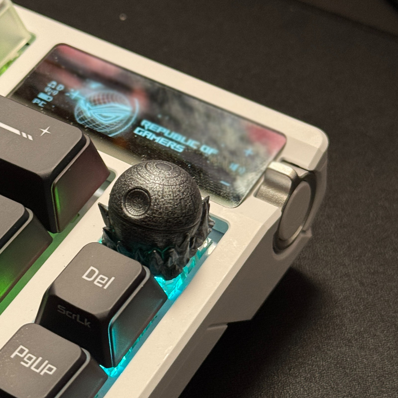 نجمة الموت تخصيص Keycap الراتن - مراجعة Keycaps Artisan Resin Handmade وسعره
