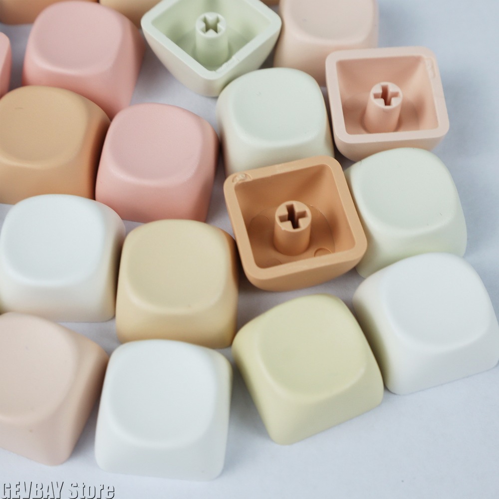 10 قطع من أغطية المفاتيح الفار - مراجعة Keycaps Blank Pbt 1U وسعره