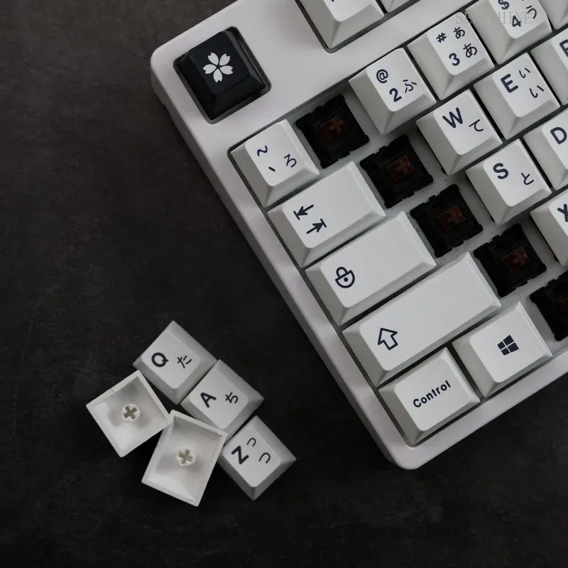 129 مفتاحًا، تصميم بسيط، أغطية - مراجعة Keycaps Pbt Double Shot 104 Keys وسعره