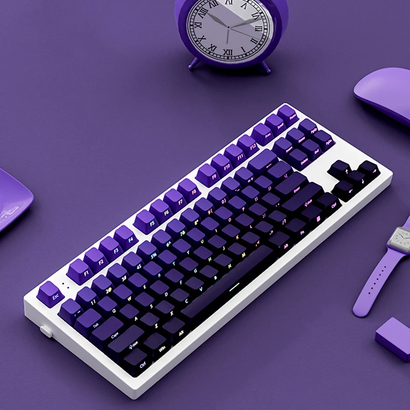 الكرز الشخصي الجانب طباعة RGB  - مراجعة Keycaps Cherry Profile Pbt وسعره