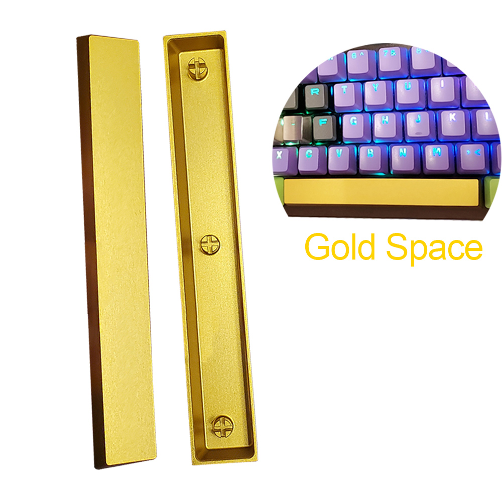 الذهب Keycap مفتاح المسافة الم - مراجعة Keycaps Spacebar 6.25U Custom وسعره