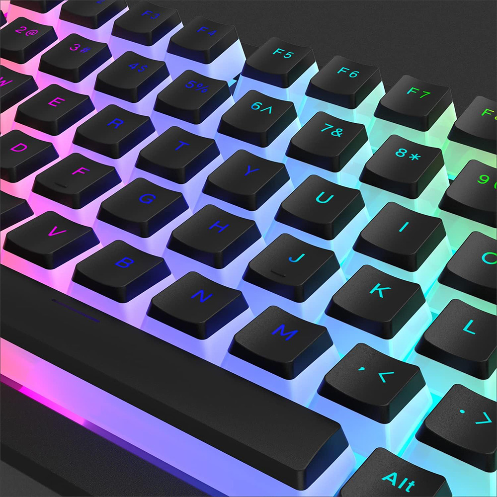 129 مفتاحًا أغطية مفاتيح بودنغ - مراجعة Keycaps Pbt Double Shot 104 Keys وسعره
